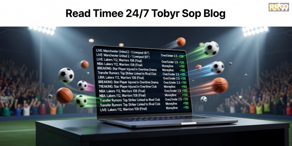 Khái niệm 24h thể thao rr99 được minh họa qua giao diện cập nhật tin tức thể thao nhanh chóng