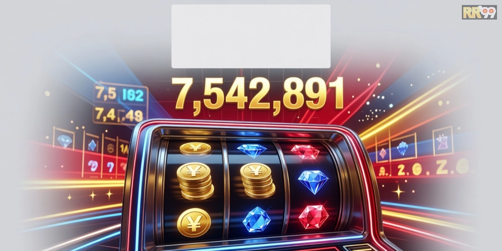 Hình minh họa cơ chế nổ hũ rr99 với jackpot tích lũy hấp dẫn và giao diện hiện đại.