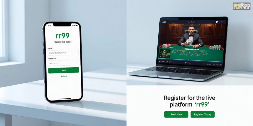 Hướng dẫn từng bước đăng ký và chơi live casino rr99 an toàn