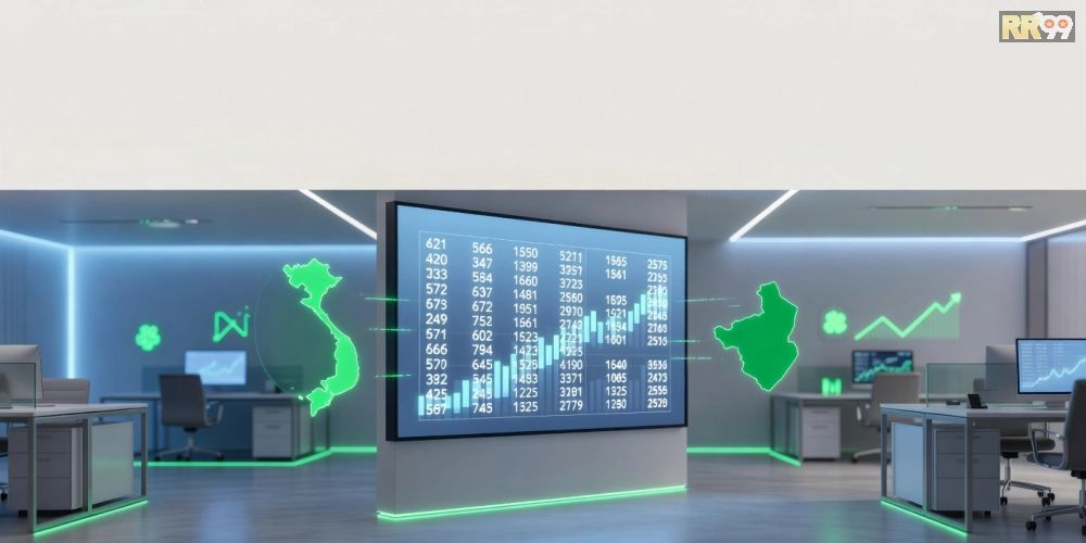 Minh họa kết quả xổ số miền Trung với bảng số rõ ràng và giao diện hiện đại