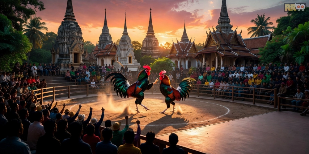 Hình ảnh trường đấu Thomo quốc tế trên nền tảng rr99 với không khí sôi động.