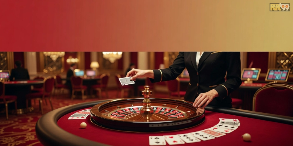 Khái niệm trực tiếp casino rr99 được minh họa qua giao diện stream chuyên nghiệp